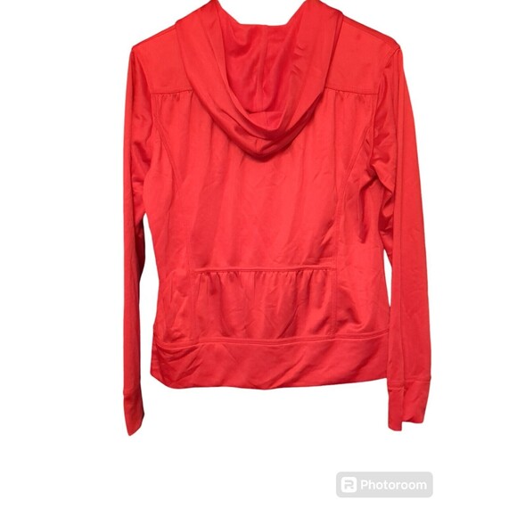 NYCE Clothing Co. Women's Bright Red Hooded Jacket Size M.  No String - Picture 2 of 11